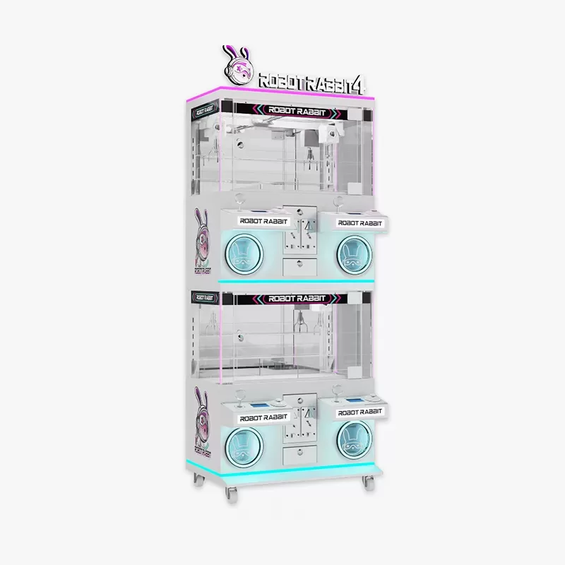 Durable Mini Claw Crane Simulator 4 Players Children's Arcade Game Machine Claw Pusher Doll Mac